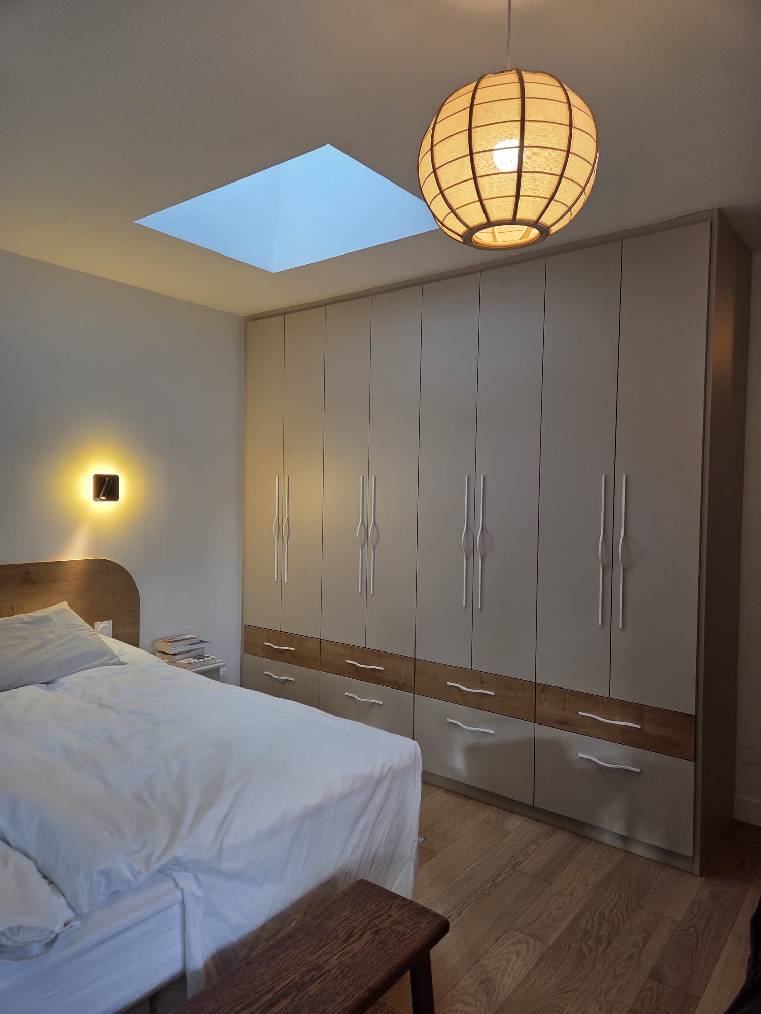 Agencement chambre suite parentale. Dressing