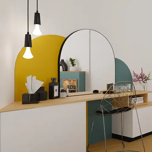 coiffeuse dans suite parentale realisation hestia agencement